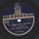 Wiener Bohème-Orchester - Die Geheimnisse der Etsch /...