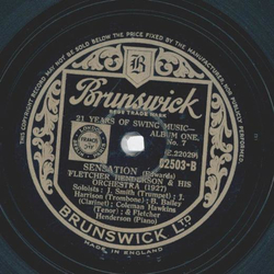 Duke Ellington / Fletcher Henderson - Tishomingo Blues / Sensation