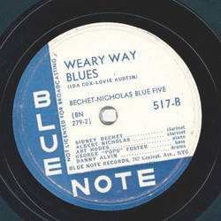 Bechet-Nicolas Blue Five - Quincy Street Stomp / Weary Way Blues