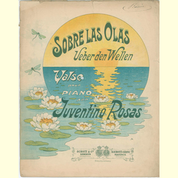 Notenheft / music sheet -  Sobre las Olas 