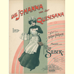 Notenheft / music sheet -  Die Johanna von der Quisisana
