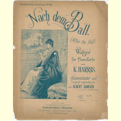 Notenheft / music sheet - Nach dem Ball