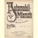 Notenheft / music sheet - Automobil-Marsch