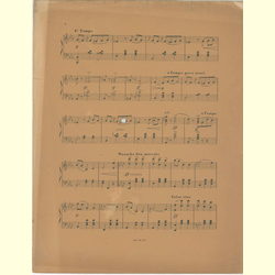 Notenheft / music sheet - Valse Chaloupee