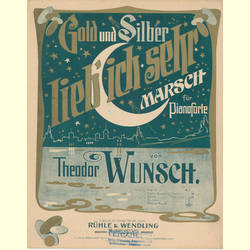 Notenheft / music sheet - Gold und Silber lieb ich sehr