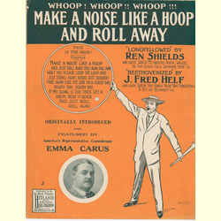 Notenheft / music sheet - Make A Noise Like A Hoop, And Roll Away