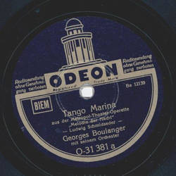 Georges Boulanger - Tango Marina / Was ein Zigeuner fhlt