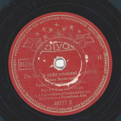 Peter Rene Krner - Wo am Weg die pfel reifen / Du bist ja nicht umsonst so schn