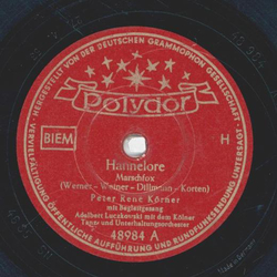 Peter Ren Krner - Hannelore / Das Seemannsgarn