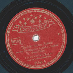 Franz Vlker - Du bist meine Sonne / Freunde, das Leben...