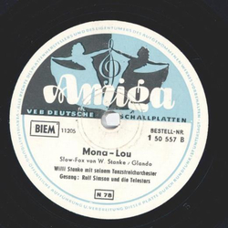 Klaus Gross und die Ping-Pongs / Rolf Simson und die Telestars - Du bist die Liebe / Mona-Lou