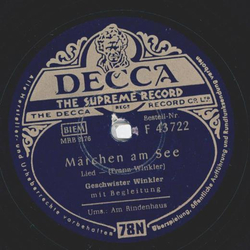 Geschwister Winkler - Mrchen am See / Am Rindenhaus