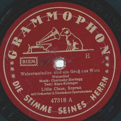 Lillie Claus - Walzermelodien sind ein Gru aus Wien / Heimatlied