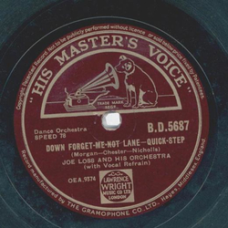 Joe Loss - Down forget-me-not lane / I hear a Rhapsody