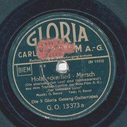 Die 5 Gloria Gesangs Guitarristen - Holzhackerlied / Was gibt es Schnres auf der Welt