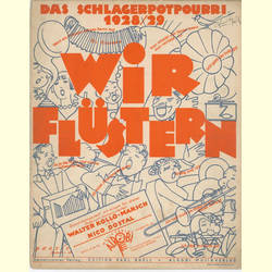 Notenheft / music sheet - Wir flstern