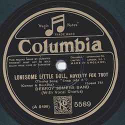 Debroy Somers Band - Lonesome little Doll / The Toymakers Dream