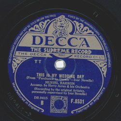 Muriel Barron - Love is my Reason / This is my Wedding Day