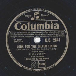 Steve Conway - Look for the silver lining / Our...