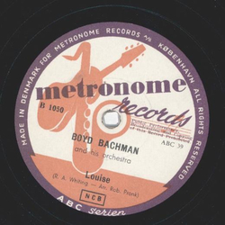 Boyd Bachmann - Louise / The things we did last summer