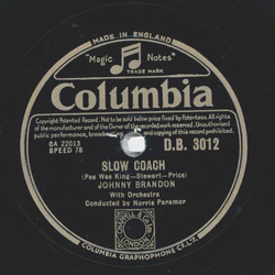 Johnny Brandon - Slow Coach / Oodles of Noodles
