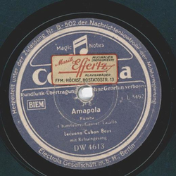 Lecuona Cuban Boys - Amapola / Tabou (Afro Cubano) 