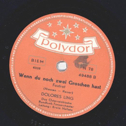 Dolores Ling - Sag nicht immer Baby zu mir / Wenn du noch zwei Groschen hast