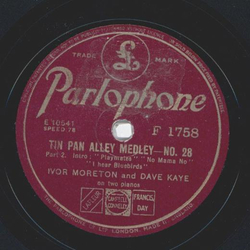 Ivor Moreton and Dave Kaye - Tin Pan Alley Medley No. 28 Part I and II