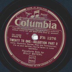 Billy Mayerl - Twento to one Selection Part I and II