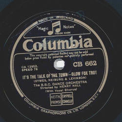 Henry Hall - The Wedding of Mr. Mickey Mouse / Its the talk of the town