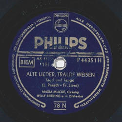 Maria Mucke - Alte Lieder, Traute Weisen / Liebe will wandern
