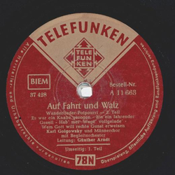 Karl Golgowsky - Auf Fahrt und Walz, Wanderlieder-Potpourri Teil I und II 