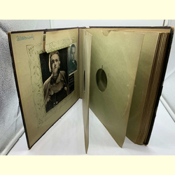 Schellackplattenalbum 30cm (12) Bild vorne, braun