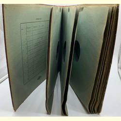Schellackplattenalbum 30cm (12) dischi, rot