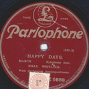 Billy Whitlock - Happy Days / Go Lightly 