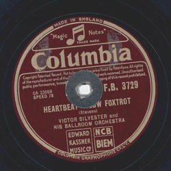 Victor Silvester - Heartbeat / Lonely Nightingale