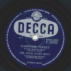The Four Jones Boys - Happiness Street / Someone to love