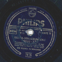 Die Kilima Hawaiians - Kilima-Erinnerungen, Potpourri Teil I und II