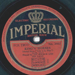 Jay Wilbur - Kings Horses / Adeline