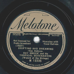 Roy Smeck - Drifting and dreaming / Let me call you sweetheart