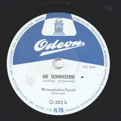 Weissenbacher-Terzett - D alten Leut / Die Schweizerin