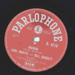 Earl Bostic, Bill Doggett - Indiana / Bubbins Rock