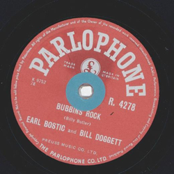 Earl Bostic, Bill Doggett - Indiana / Bubbins Rock
