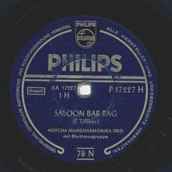 Hotcha-Mundharmonika-Trio - Saloon Bar Rag / Goody Goody