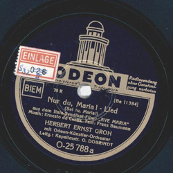 Herbert Ernst Groh - Nur du Maria / Wann kommt die Stunde