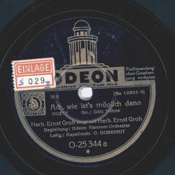 Herbert Ernst Groh - Ach wie  ists mglich dann / Am...