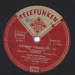 Hans-Arno Simon - Schlager-Parade Nr. 15 / Schlager-Parade Nr. 16