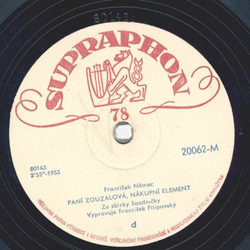 Frantisek Nemec, Frantisek Filipovsky - Pani zouzalova,...