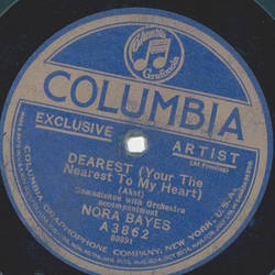Nora Bayes - You know you belong to somebody else / Dearest
