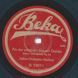 Salon-Orchester Martina - An der schnen blauen Donau / Du und Du
